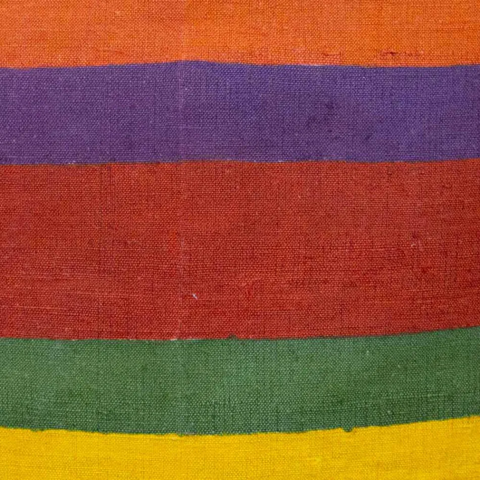 Tablier fait main en chanvre peint à la main précieux fabriqué en Italie - Marques Viadurini