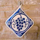 Maniques de l'art italien en pur lin avec pièce unique imprimée à la main - Marques Viadurini