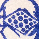 Maniques de l'art italien en pur lin avec pièce unique imprimée à la main - Marques Viadurini