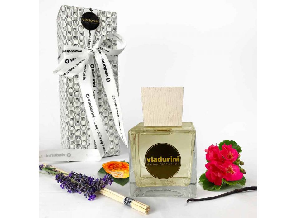 Parfum d'ambiance ambré pour la maison 500 ml avec bâtonnets - Romaeterna Viadurini