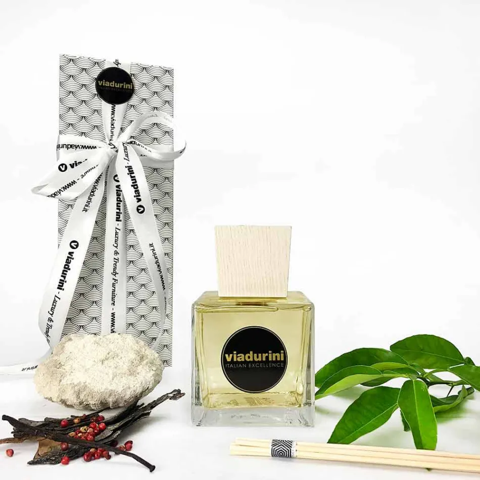 Parfum d'ambiance pour la maison Ambre Fragrance 500 ml avec bâtonnets - Sassidimatera Viadurini