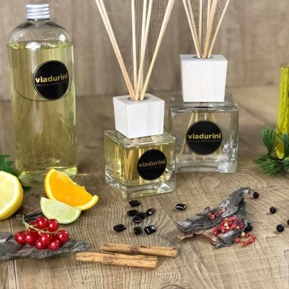 Parfum d'ambiance pour la maison Ambre Fragrance 500 ml avec bâtonnets - Sassidimatera Viadurini