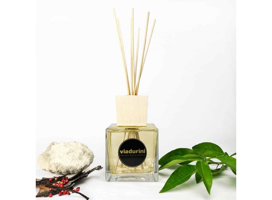 Parfum d'ambiance pour la maison Ambre Fragrance 500 ml avec bâtonnets - Sassidimatera Viadurini