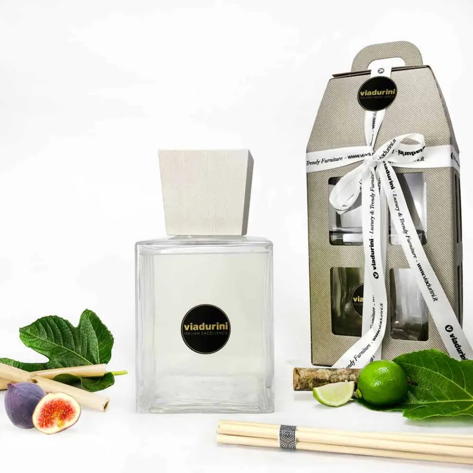 Désodorisant pour la maison Bamboo Lime Fragrance 2,5 Lt avec bâtons - Ariadicapri Viadurini