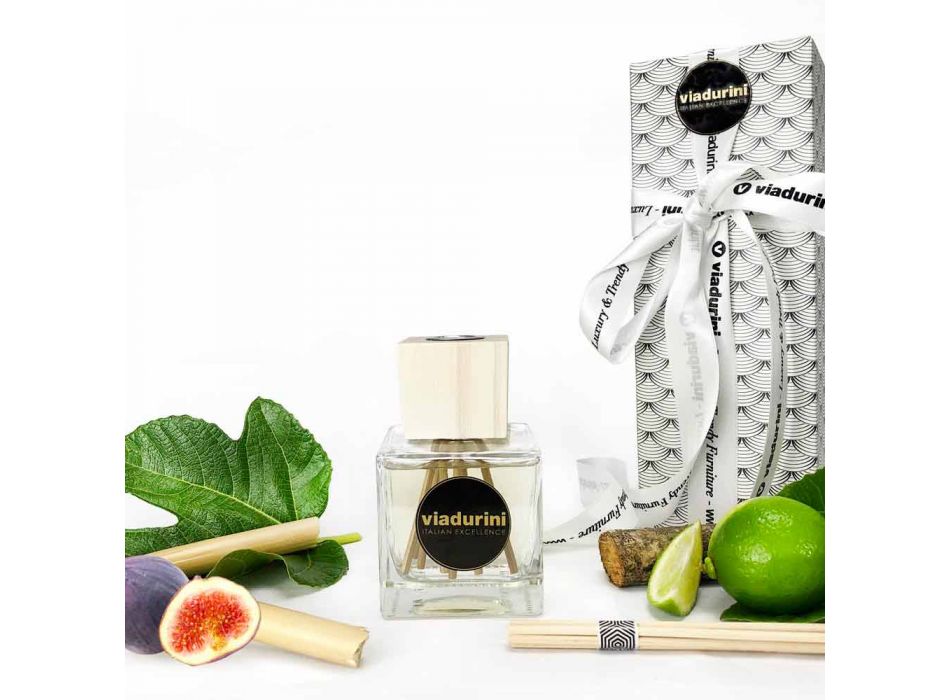 Parfum d'ambiance pour la maison Bamboo Lime Fragrance 200 ml avec bâtonnets - Ariadicapri Viadurini