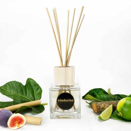 Parfum d'ambiance pour la maison Bamboo Lime Fragrance 200 ml avec bâtonnets - Ariadicapri Viadurini