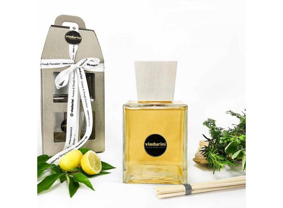 Désodorisant Ambiant Parfum Bergamote 2,5 Lt avec Bâtons - Ladolcesicilia Viadurini