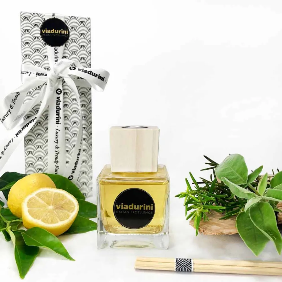 Parfum d'ambiance à la bergamote 200 ml avec bâtonnets - Ladolcesicilia Viadurini