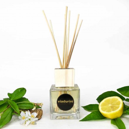 Parfum d'Ambiance Cuir 200 ml avec Sticks - Lavecchiavenezia Viadurini
