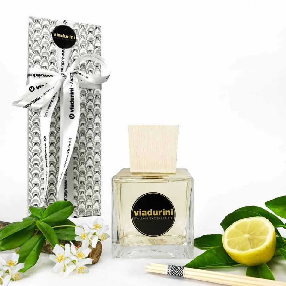 Parfum d'ambiance cuir parfumé 500 ml avec bâtonnets - Lavecchiavenezia Viadurini