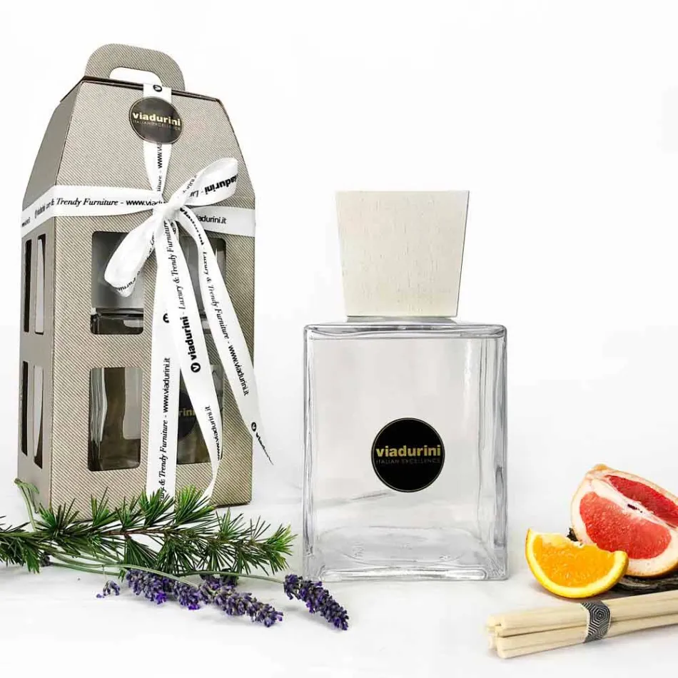 Parfum d'Ambiance Blanc 2,5 Lt avec Bâtonnets - Cuoredifirenze Viadurini