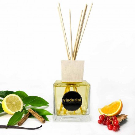 Parfum d'ambiance Mandarine et Cannelle 500 ml avec Sticks - Lamaddalena Viadurini