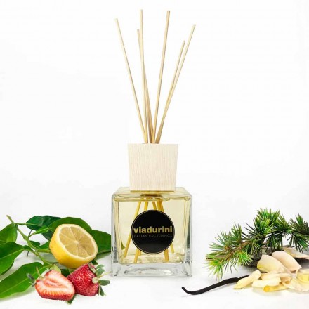 Parfum d'ambiance Rosa Marittima 500 ml avec bâtonnets - Rosadiamalfi Viadurini