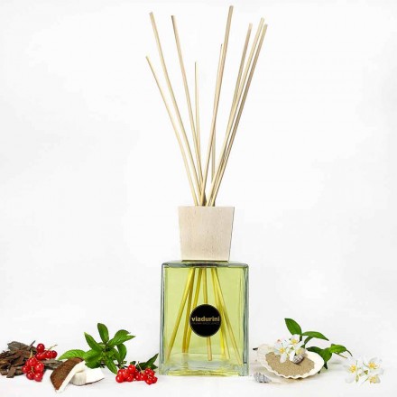 Parfum d'ambiance vanille et mou 2,5 Lt avec bâtonnets - Sabbiedelsalento Viadurini