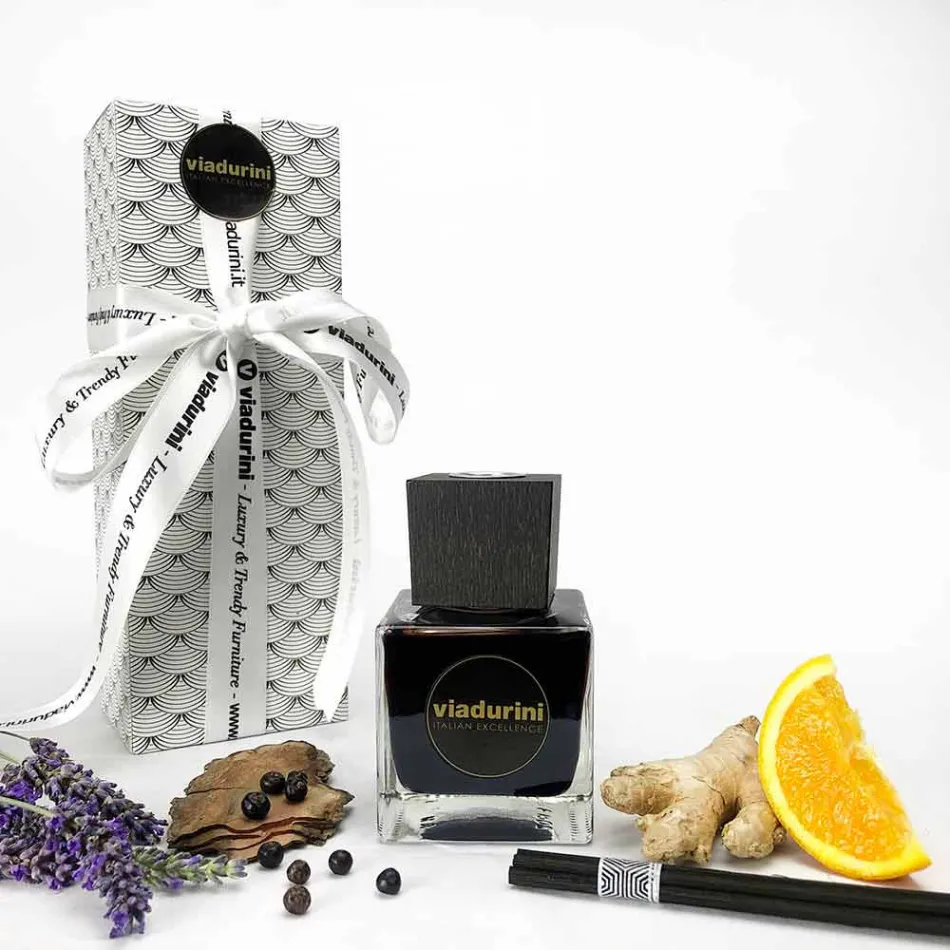 Parfum d'ambiance Gingembre Poivre Noir 200 ml avec Sticks - Viaduriniinblack Viadurini