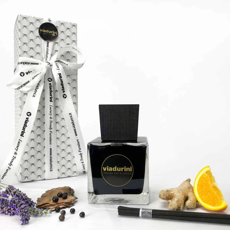 Parfum d'ambiance Gingembre Poivre Noir 500 ml avec Sticks - Viaduriniinblack Viadurini