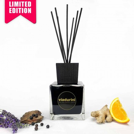 Parfum d'ambiance Gingembre Poivre Noir 500 ml avec Sticks - Viaduriniinblack Viadurini