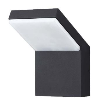 Applique d'extérieur LED 18W en aluminium blanc ou noir - Nerea