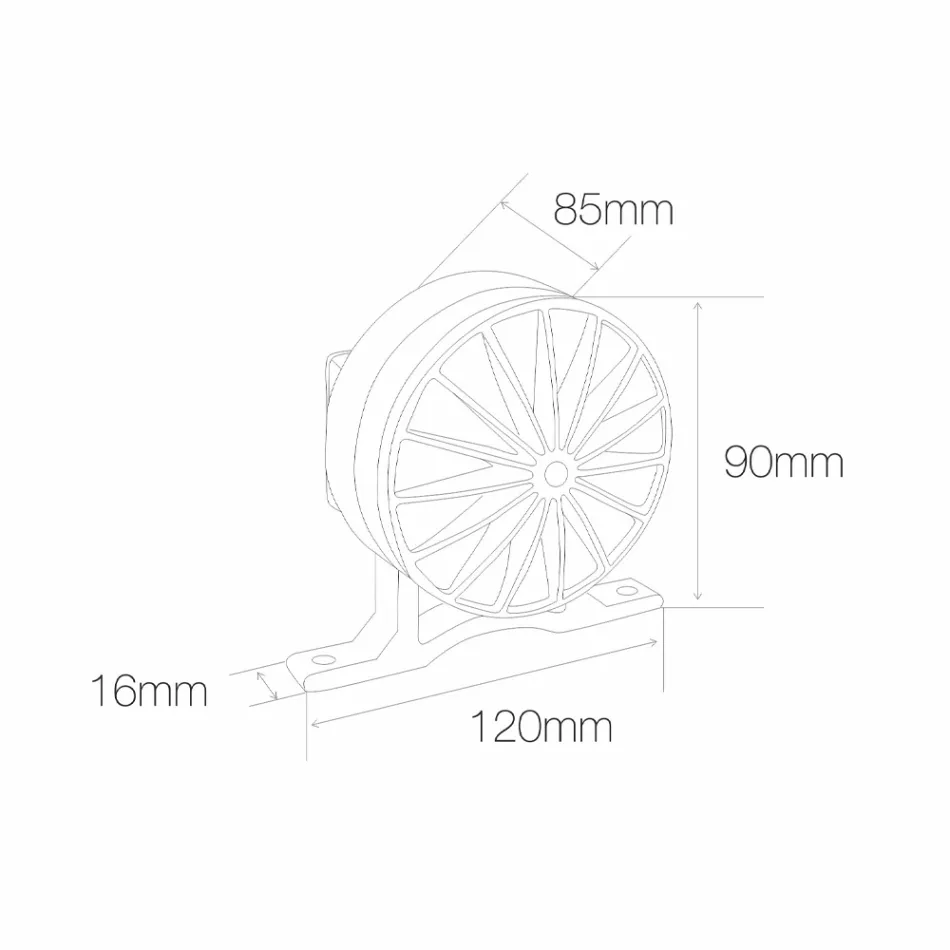 Spot Led Extérieur 5W Fini Gris Aluminium - Dayane Viadurini