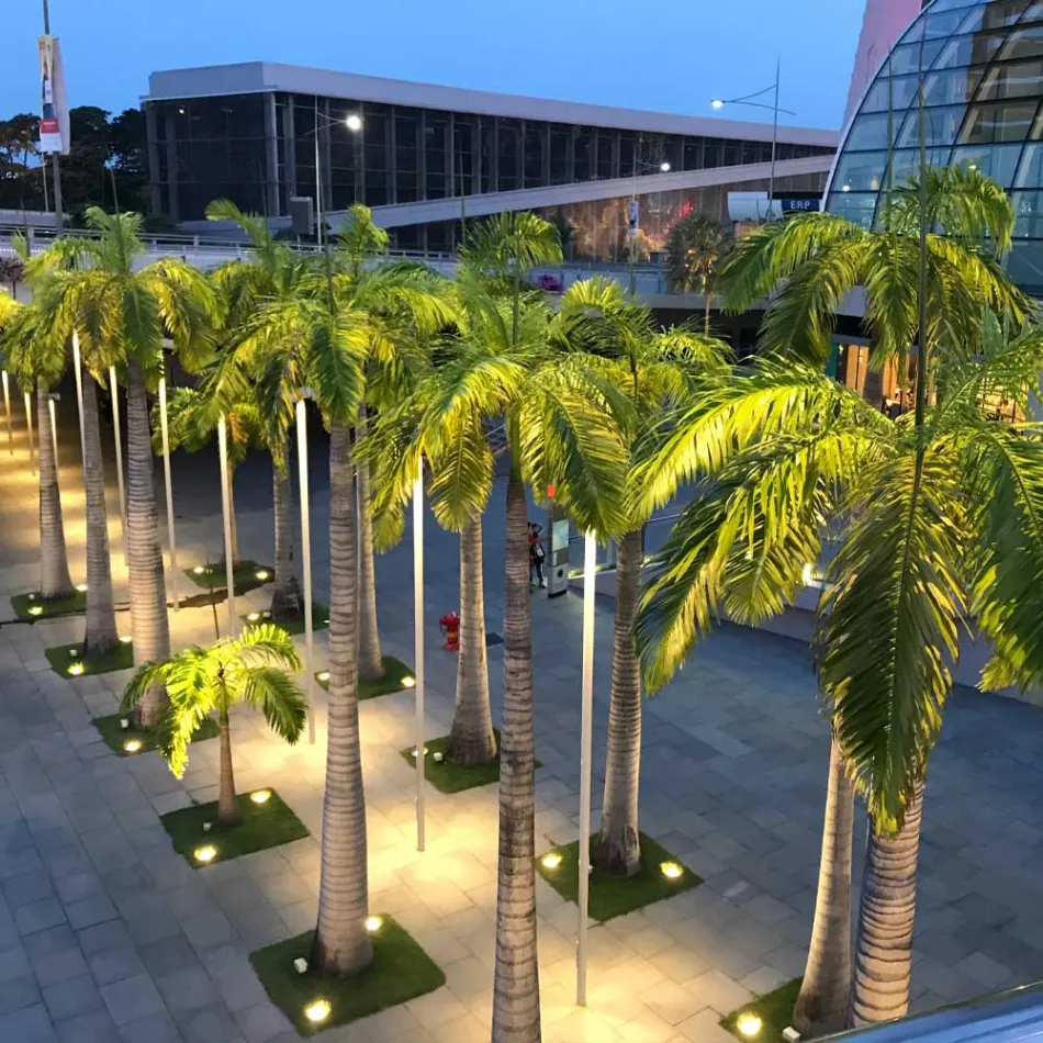 Spot rond à LED d'extérieur en acier inoxydable - Dakota Viadurini