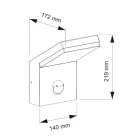 Projecteur Led Extérieur Aluminium avec Détecteur de Mouvement - Nerea Viadurini
