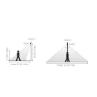 Projecteur Led Extérieur Aluminium avec Détecteur de Mouvement - Nerea Viadurini