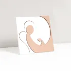 Petit tableau représentant l'ange de la mère gravé au laser Made in Italy - Augustina Viadurini