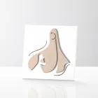 Tableau avec Scène Sacrée Apparition de l'Ange à la Vierge Made in Italy - Babuska Viadurini