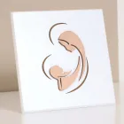 Image gravée au laser de Marie et de l'Enfant Jésus Fabriqué en Italie - Nigelle Viadurini