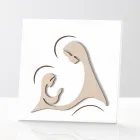 Image représentant l'apparition de l'archange à la Madone Made in Italy - Abu Viadurini