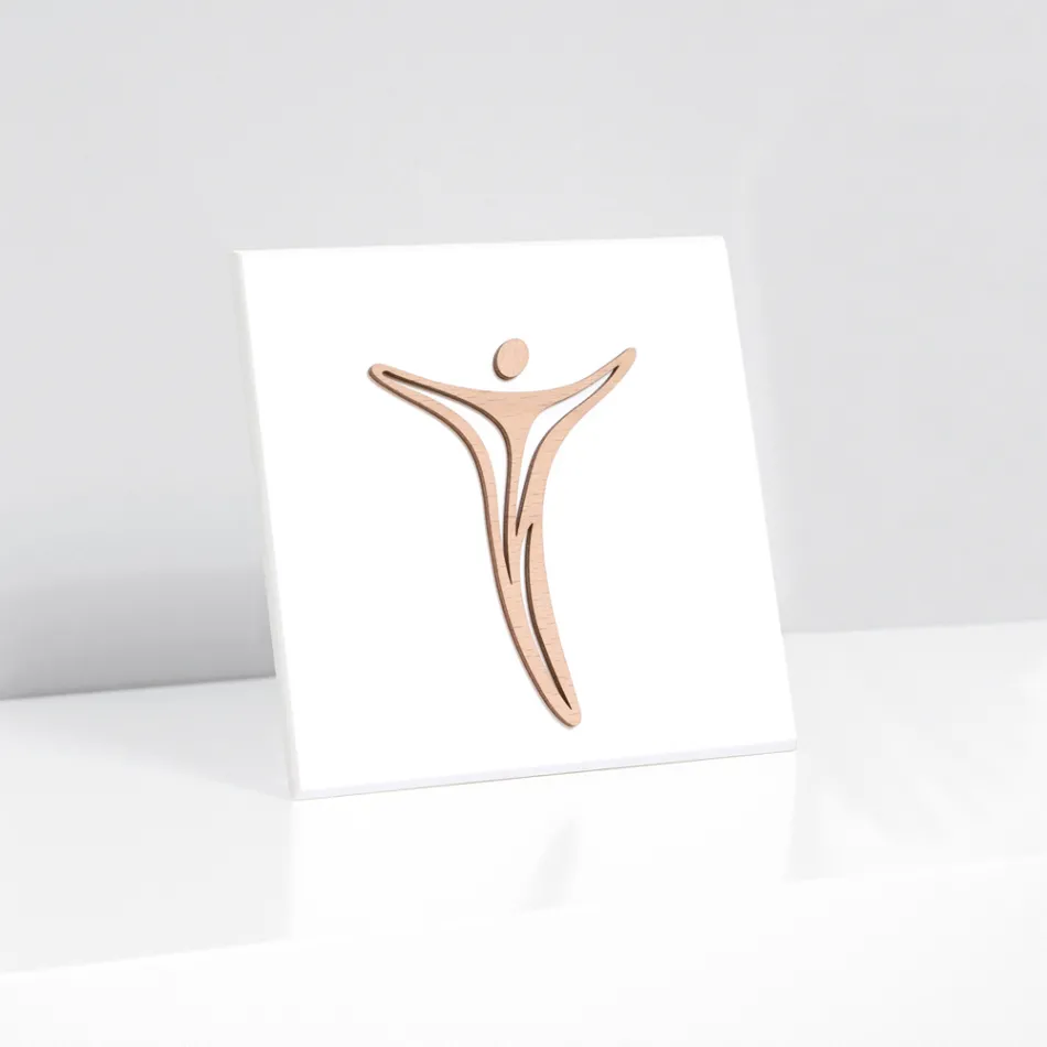 Image réalisée avec gravure au laser de Jésus Made in Italy - Kyla Viadurini