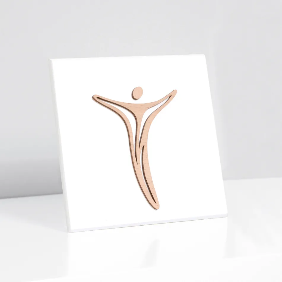 Image réalisée avec gravure au laser de Jésus Made in Italy - Kyla Viadurini