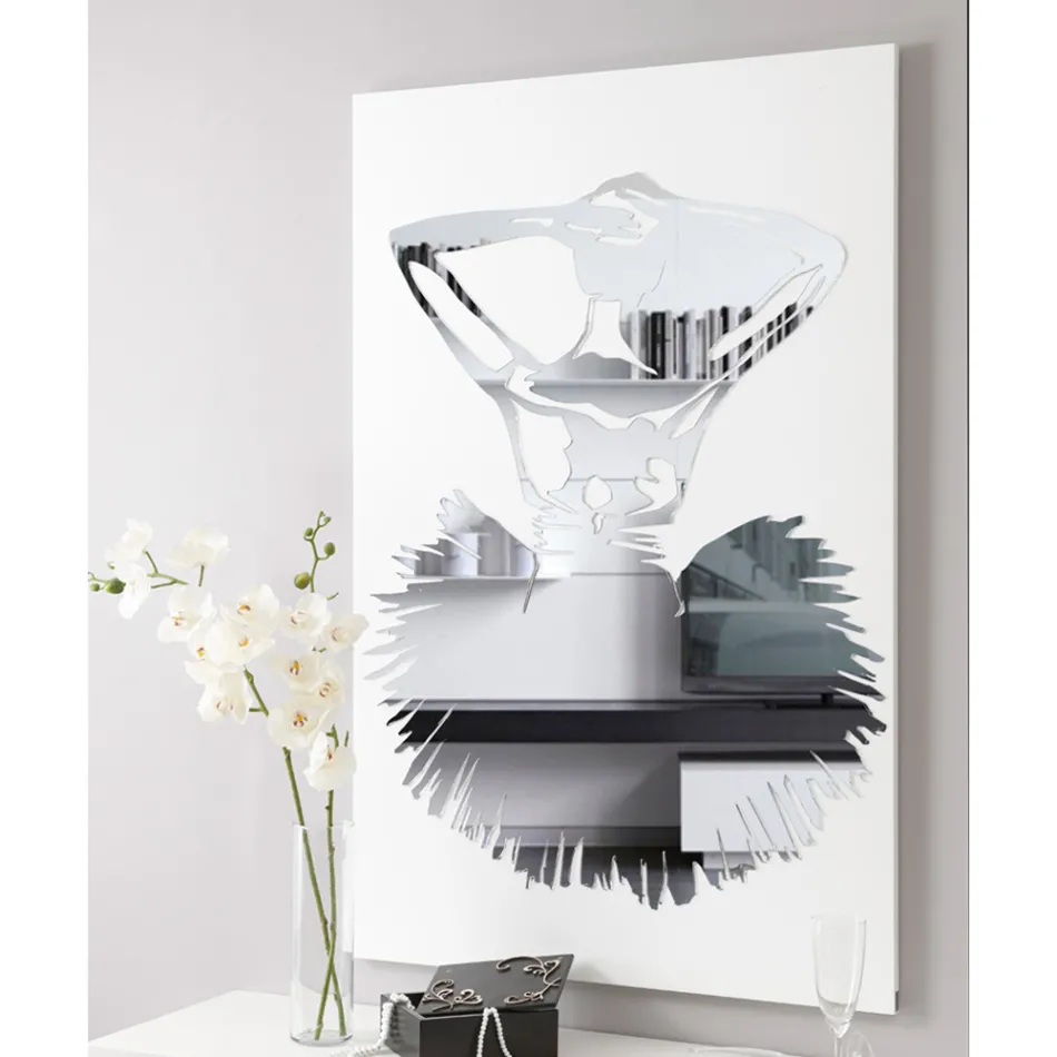 Tableau avec Miroir Décoration de Danseuse Made in Italy - Evie Viadurini