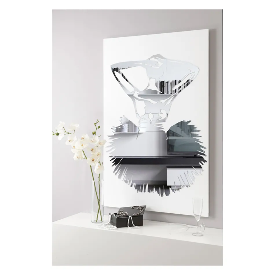 Tableau avec Miroir Décoration de Danseuse Made in Italy - Evie Viadurini