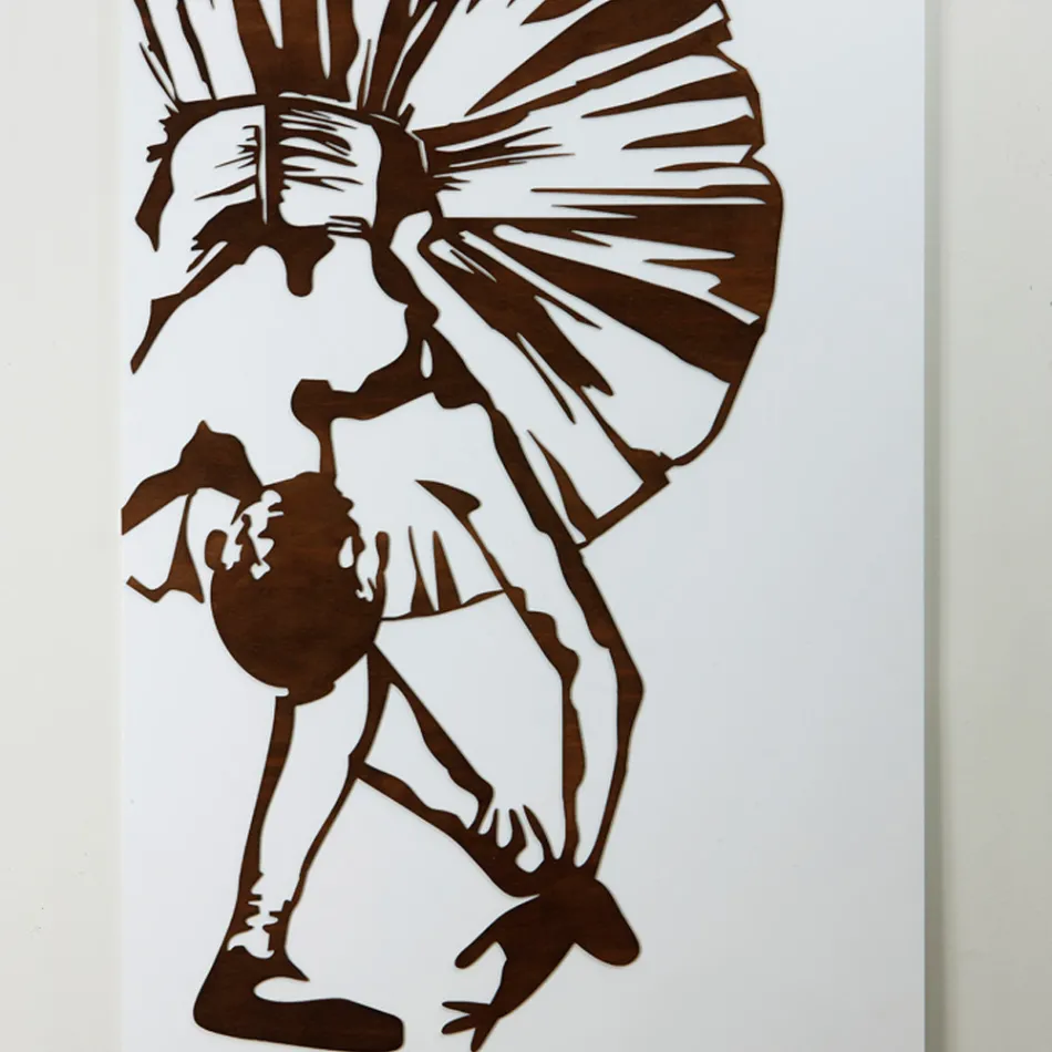 Tableau avec noeud de ballerine Made in Italy - Maisie Viadurini