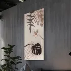 Peinture avec motif tropical au laser Made in Italy - Saeko Viadurini