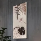 Peinture avec motif tropical au laser Made in Italy - Saeko Viadurini