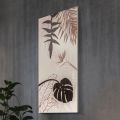 Peinture avec motif tropical au laser Made in Italy - Saeko
