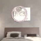 Tableau en bois avec impression de femme avec enfant fabriqué en Italie - Taiwan Viadurini