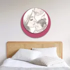 Image en bois avec impression d'une famille unie Fabriqué en Italie - Canada Viadurini