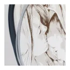 Image gravée au laser avec le baiser de Marie à Jésus Made in Italy - Sylvie Viadurini