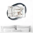 Image gravée au laser avec le baiser de Marie à Jésus Made in Italy - Sylvie Viadurini