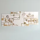 Image réalisée au laser qui représente la création Made in Italy - Pirucchio Viadurini