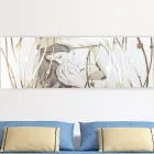 Peinture rectangulaire au laser avec déesse et enfant Made in Italy - Nagi Viadurini