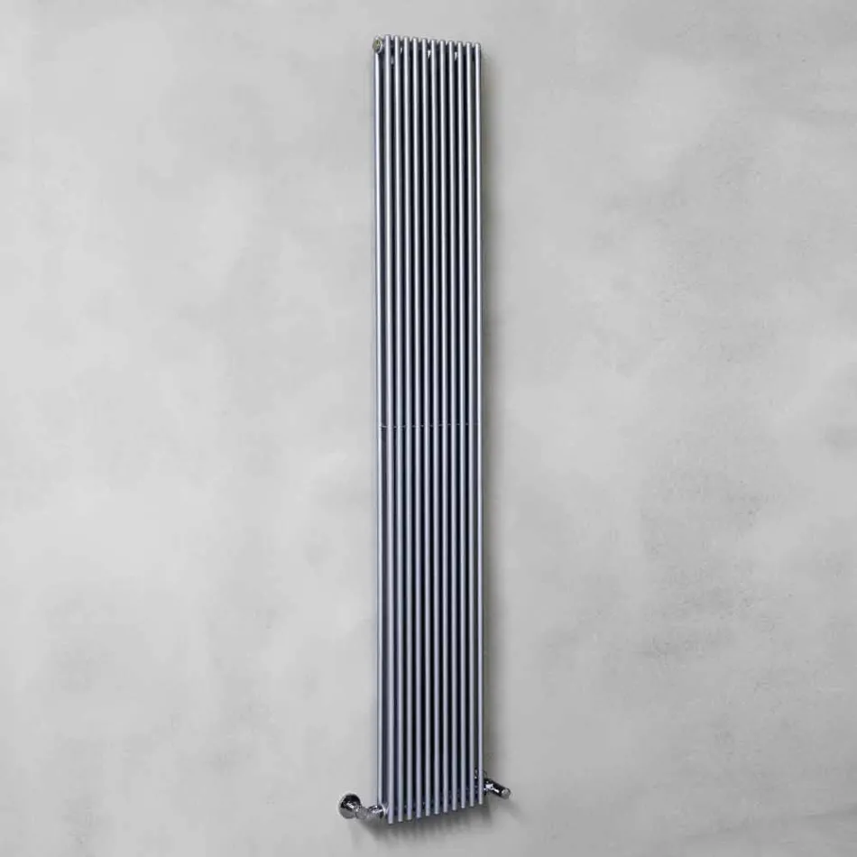 Radiateur hydraulique de mur en acier coloré par double conception 1296 W - Canari Viadurini
