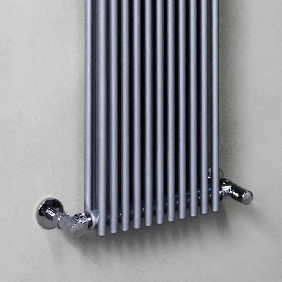 Radiateur hydraulique de mur en acier coloré par double conception 1296 W - Canari Viadurini
