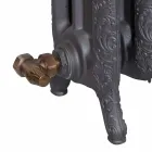 Radiateur design 7 éléments décorés en fonte du sol jusqu'à 1062 W - Baroque Viadurini