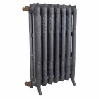 Radiateur design 7 éléments décorés en fonte du sol jusqu'à 1062 W - Baroque Viadurini