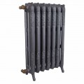 Radiateur vintage 7 éléments décorés en fonte du sol jusqu'à 1062 W - Baroque