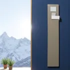 Radiateur électrique avec écran tactile, minuterie, Wi-Fi intelligent et Alexa standard - Cool Viadurini